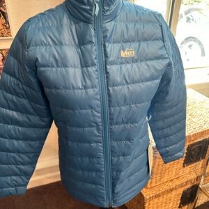 Patagonia Youth size Large (14-16) quilted down jacket New w/ Tags, Horizon Blue
